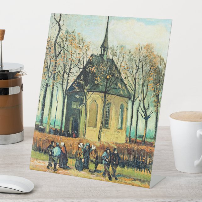 Van Gogh - Kongregation, Reformierte Kirche Sockelschild (In Situ)