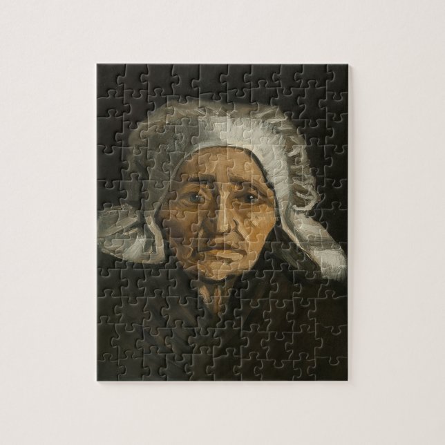 Van Gogh Kopf einer alten Bäuerin Puzzle (Vertikal)