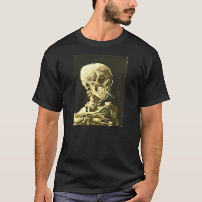 Van Gogh - Kopf eines Skeletts T-Shirt (Vorderseite)