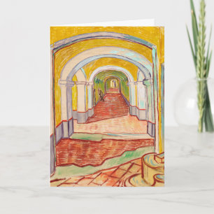Van Gogh Korridor Asyl Gelb Impressionistische Kun Karte