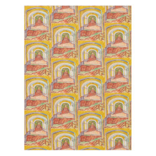 Van Gogh Korridor Asylum Gelb Impressionistische K Tischdecke