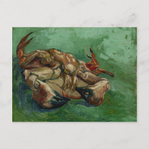 Van Gogh Krabben auf dem Rücken Adressänderung Ankündigungspostkarte