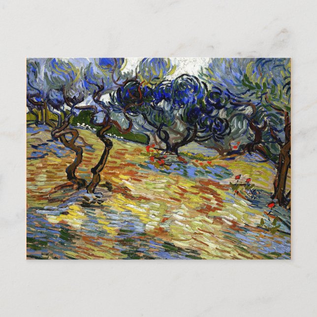 Van Gogh Kunstwerk, Der Garten von Gethsemane Postkarte (Vorderseite)