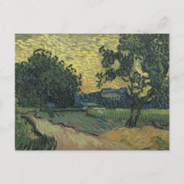 Van Gogh Landscape bei Twilight Postkarte