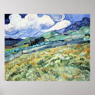 Van Gogh - Landschaft aus Saint-Remy, Poster