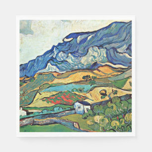 Van Gogh - Landschaft der Alpen, Serviette