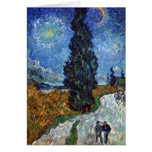 Van Gogh Landstraße in der Provence