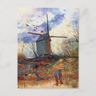 Van Gogh - Le Moulin De La Galette Windmill Postkarte