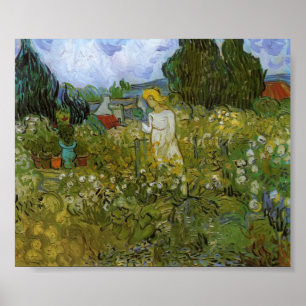 Van Gogh - Mademoiselle Gachet in ihrem Garten Poster