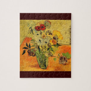 Van Gogh malt launische Blüten Blumen Reben Puzzle