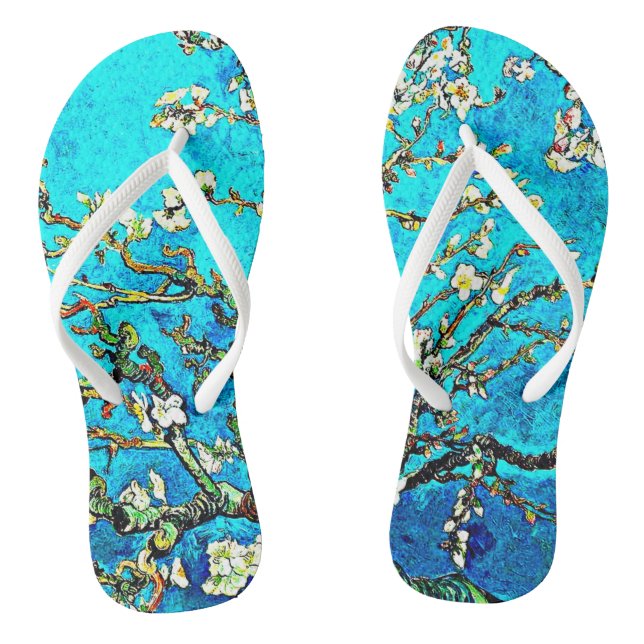 Van Gogh - Mandelblüten Flip Flops (Fußbett)