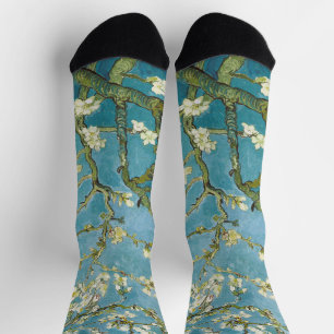 Van Gogh Mandelblüten - Klassische Blaue Kunst Socken
