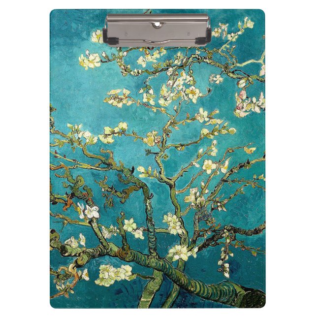 Van Gogh Mandelblüten Klassischer Impressionismus Klemmbrett (Vorderseite)