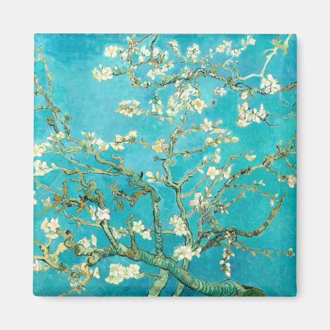 VAN GOGH Mandelblüten Magnet (Vorne)