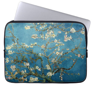 Van Gogh Mandelblüten Vintage Floral Blau Laptopschutzhülle