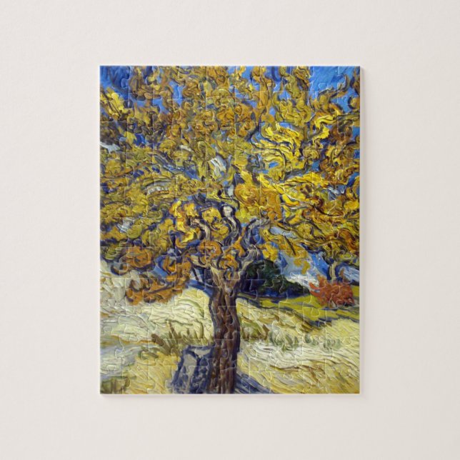 Van Gogh Maulbeerbaum Impressionismus Kunst Puzzle (Vertikal)