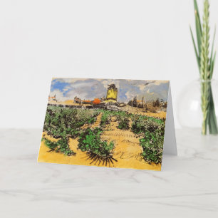 Van Gogh Mühle von Alphonse Daudet in Fontevielle Karte