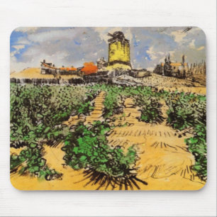 Van Gogh Mühle von Alphonse Daudet in Fontevielle Mousepad