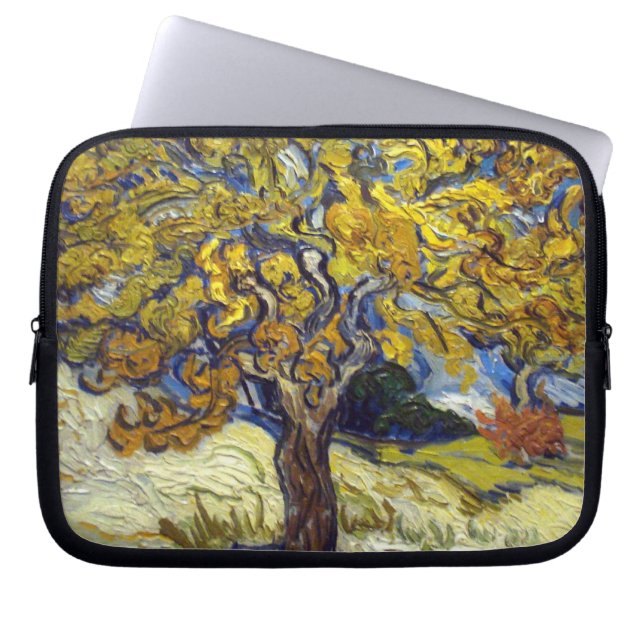Van Gogh Mulberry Tree Impressionismus Art Laptopschutzhülle (Vorderseite)