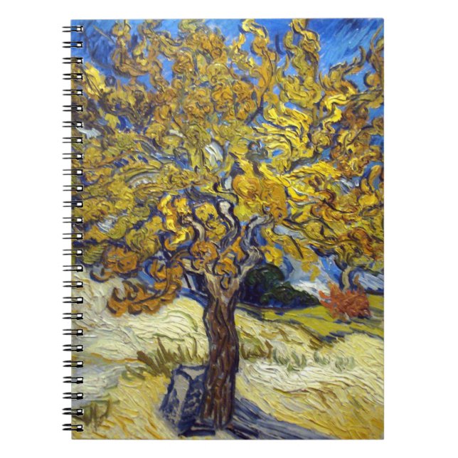 Van Gogh Mulberry Tree Impressionismus Art Notizblock (Vorderseite)