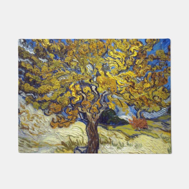 Van Gogh Mulberry Tree Masterpiece Art Fußmatte (Vorderseite)