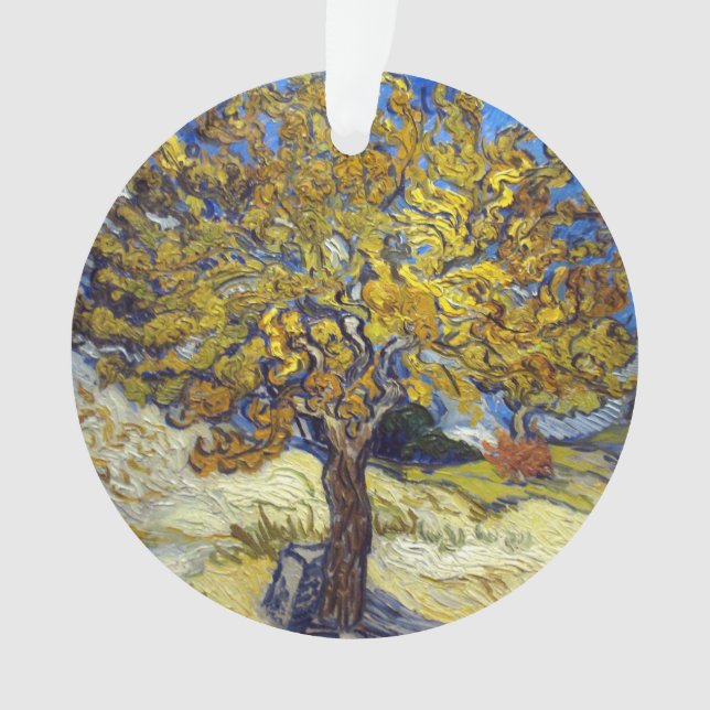 Van Gogh Mulberry Tree Masterpiece Art Ornament (Vorderseite)