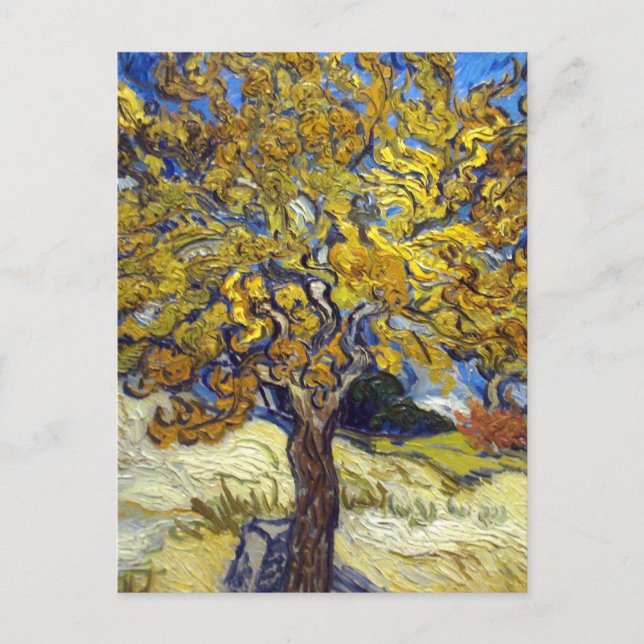 Van Gogh Mulberry Tree Masterpiece Art Postkarte (Vorderseite)