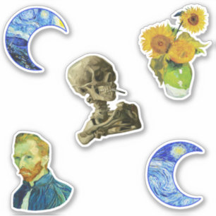 Van Gogh Muster Aufkleber