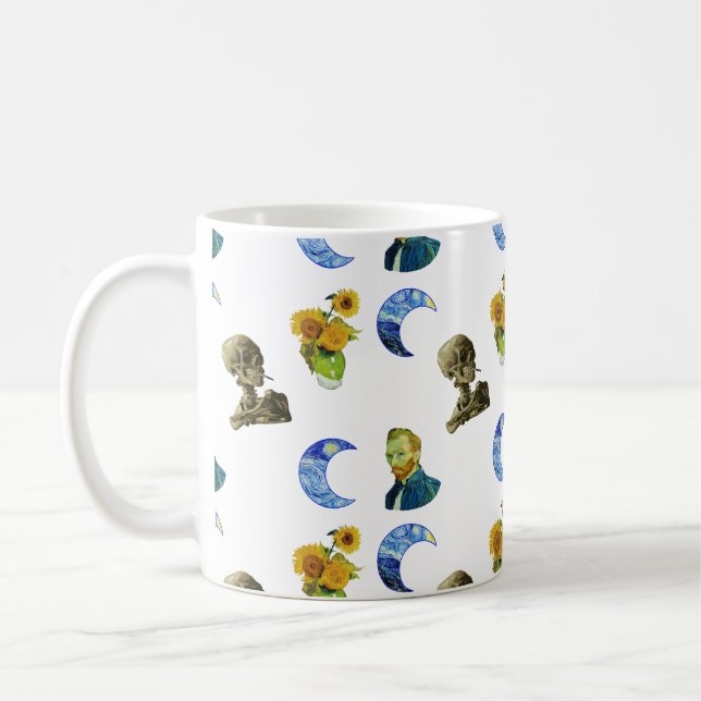 Van Gogh-Muster Kaffeetasse (Links)