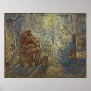 Van Gogh - Nacht (nach der Mühle) Poster