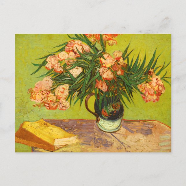 Van Gogh Oleanders Postcard Postkarte (Vorderseite)