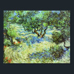 Van Gogh - Olive Grove - Bright Blue Sky Poster<br><div class="desc">Dieses Landschaftsgemälde mit dem Titel Olive Grove - Bright Blue Sky wird von dem berühmten Künstler Vincent van Gogh mit Öl auf der Leinwand hergestellt. Es fällt unter den Post-Impressionismus Stil und wurde 1889 von van Gogh abgeschlossen. Vincent van Gogh war ein niederländischer postimpressionistischer Maler, dessen Werk, das sich durch...</div>