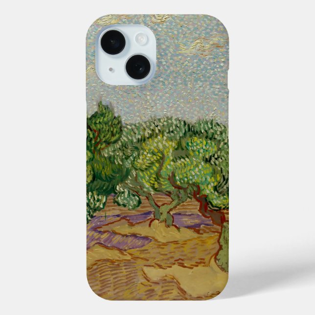 Van Gogh "Olive Trees" Cell Case (Rückseite)