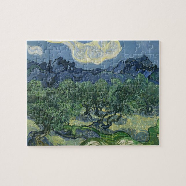 Van Gogh Olive Trees with the Alpilles Puzzle (Horizontal)
