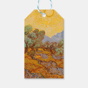 Van Gogh Olive Trees Yellow Sun Sky Geschenkanhänger