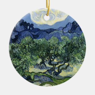 Van Gogh Olivenbäume - Blue Mountain Art Keramik Ornament