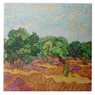 Van Gogh - Olivenbäume, Fliese