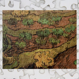 Van Gogh Olivenbäume gegen eine Steigung eines Hüg Puzzle