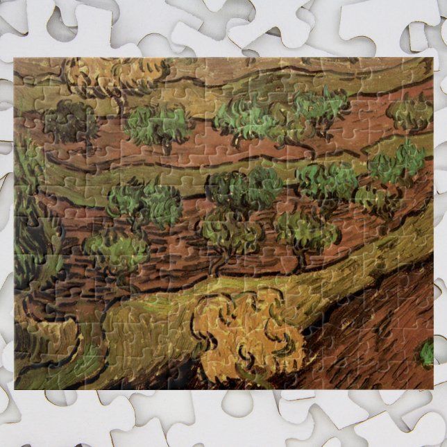 Van Gogh Olivenbäume gegen eine Steigung eines Hüg Puzzle (Von Creator hochgeladen)