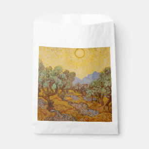 Van Gogh Olivenbäume Gelbe Sonne Himmel Geschenktütchen