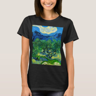 Van Gogh Olivenbäume in einer Bergwelt T-Shirt