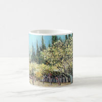 Van Gogh Orchard in Blossom, grenzt an die Zypress