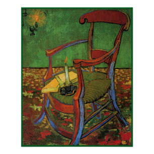 Van Gogh - Paul Gauguins Sessel Poster