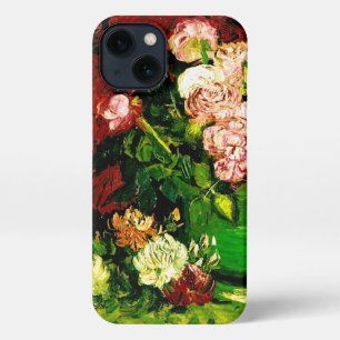 Van Gogh Peonies und Rose iPhone 13 Hülle