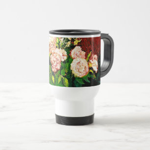 Van Gogh Peonies und Rose Reisebecher