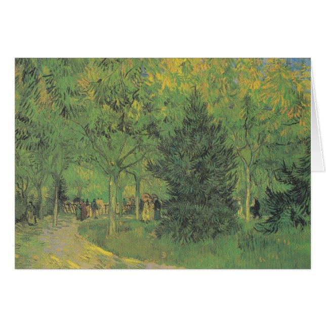 Van Gogh: Pfad im Arles-Park (Vorderseite (Horizontal))