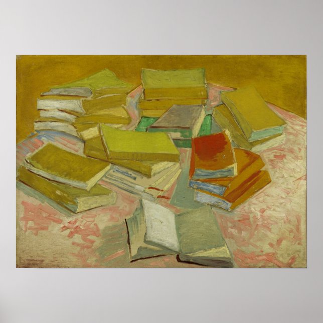 Van Gogh - Piles französischer Romane Poster (Vorne)