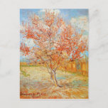 Van Gogh Pink Peach Tree in Blossom Postkarte<br><div class="desc">Van Gogh Pink Peach Tree in Blossom Postkarte. Ölmalerei auf Leinwand aus dem Jahr 1888. Teil der Serie Blühende Obstbäume, die von den blühenden Obstbäumen von Arles France inspiriert wurde, ist Pfirsichbaum in Blossom eines der beliebtesten Landschaftsgemälde von van Gogh. Van Gogh liebte im Frühjahr blühende Obstbäume, die für den...</div>