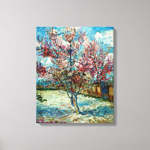 Van Gogh - Pink Peach Tree Leinwanddruck
