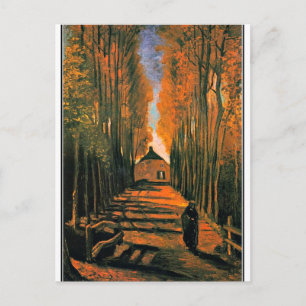 Van Gogh - Poplars im Herbst Postkarte